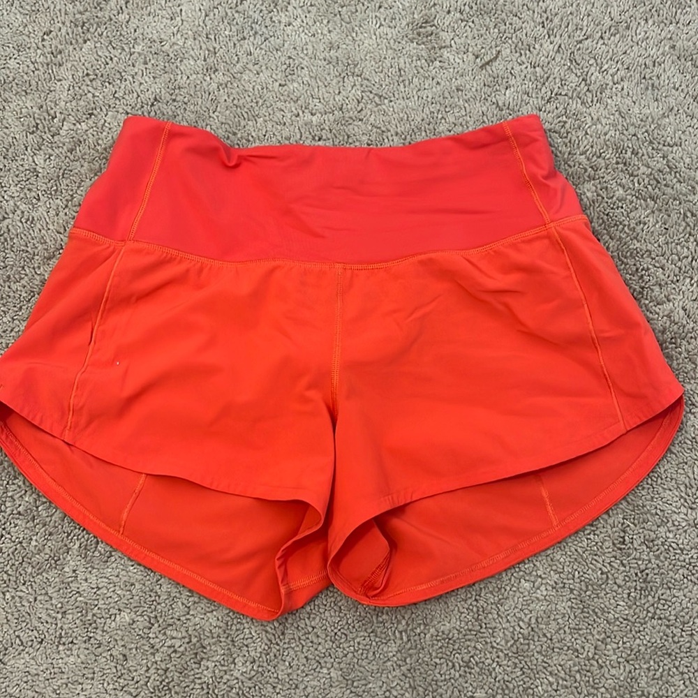 Red/Orange Lulu Shorts